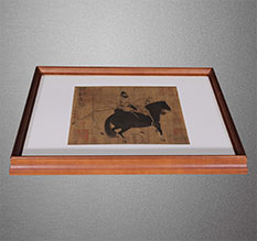 威远书画装裱配框服务案例